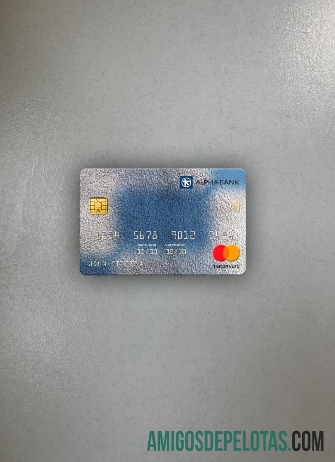 Romênia Alpha Bank Mastercard Photolook Front exemplo real